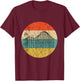 Roller Coaster Lover Retro Theme Park Thrillseekers T-Shirt - T-Shirt | Maroon
