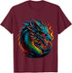 Fantasy Dragon T-Shirt - T-Shirt | Maroon