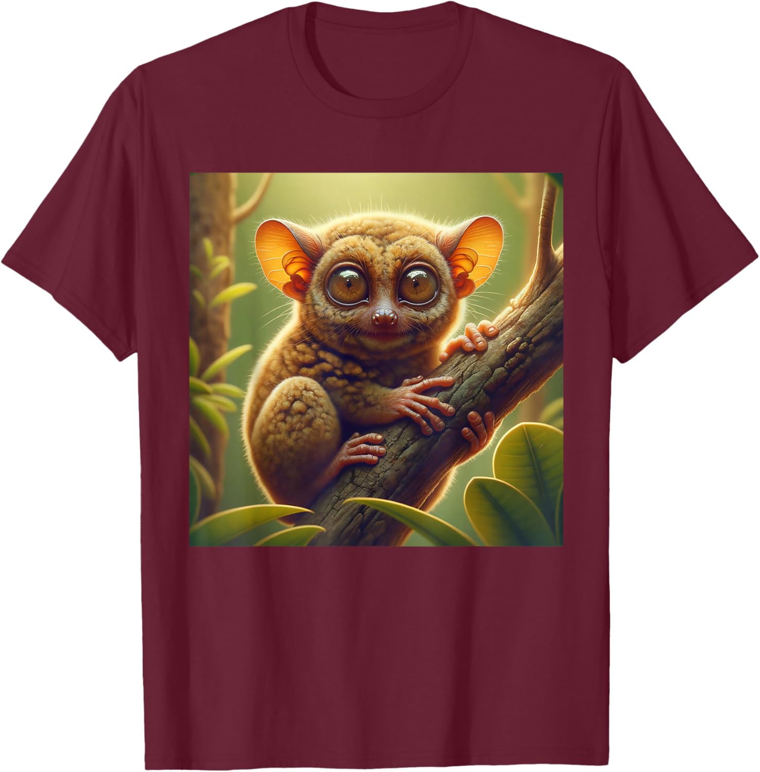 Tarsier T-Shirt - T-Shirt | Maroon