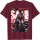 Supersport bike Superbike Pin-up girl racing motorcycle T-Shirt - T-Shirt | Maroon