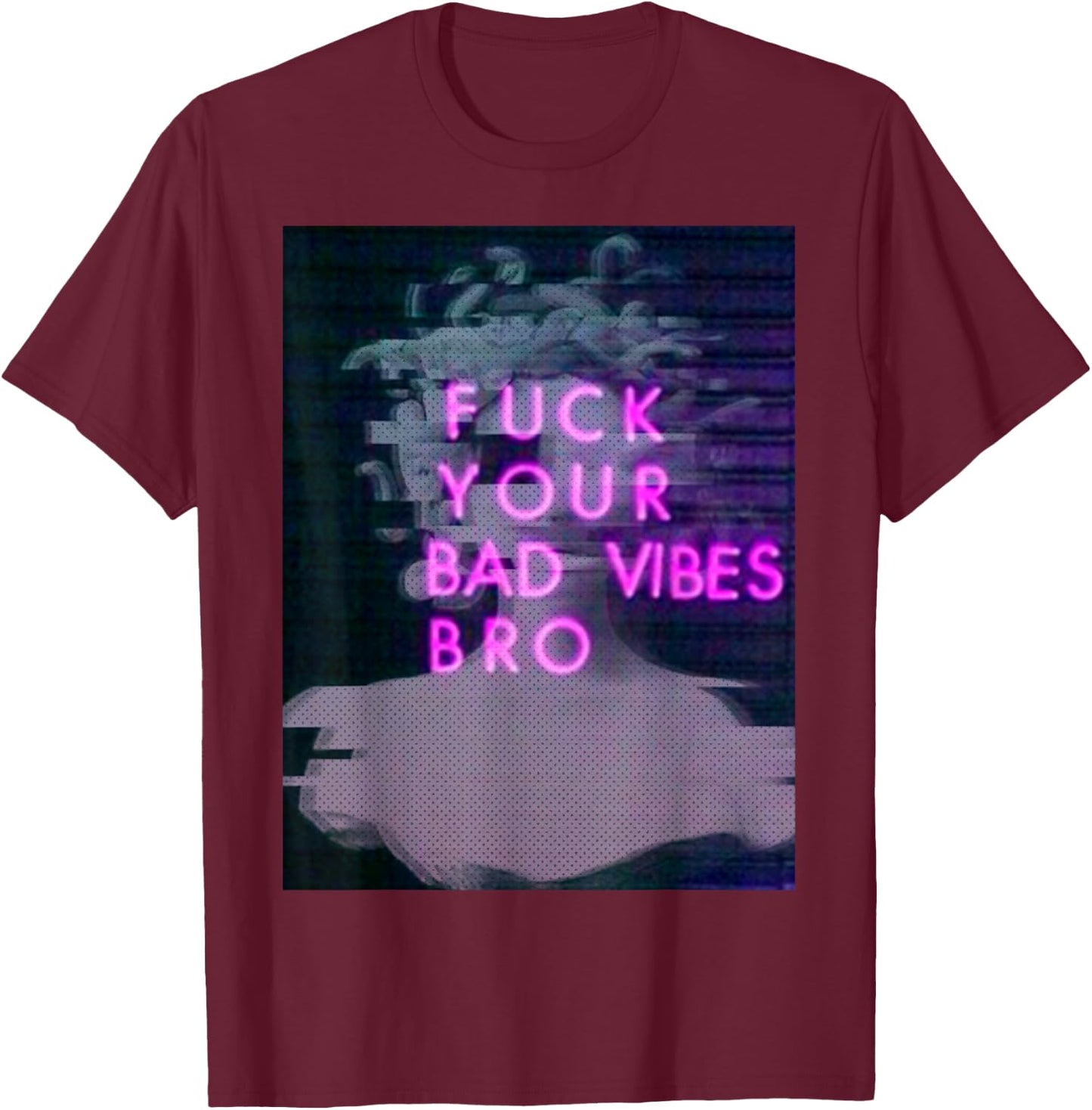 Aesthetic Vaporwave Japanese Futurism Anime Retro Hentai T-Shirt - T-Shirt | Maroon
