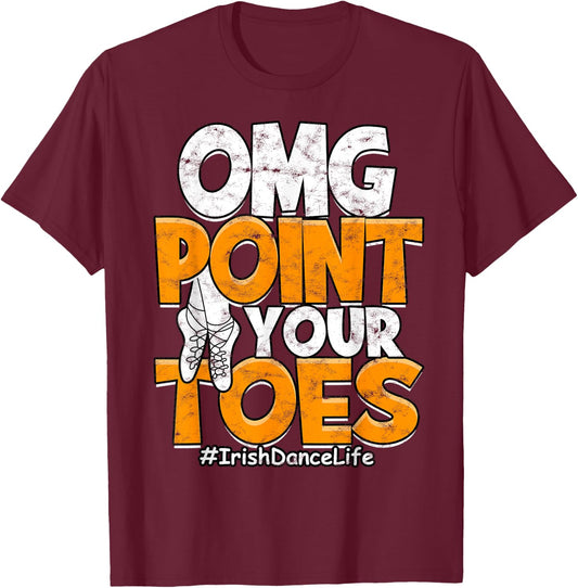Irish Dance Ireland Reel Irish Dancer Coach Dancing T-Shirt - T-Shirt | Maroon