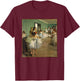Edgar Degas The Dance Class Ballet Impressionism Art T-Shirt - T-Shirt | Maroon