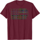 Clan MacLeod of Harris Scottish tartan US flag kilt Scotland T-Shirt - T-Shirt | Maroon