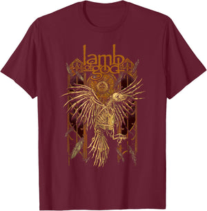 Lamb of God - Crow T-Shirt - T-Shirt | Maroon
