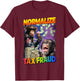 Normalize Tax Fraud T-Shirt - T-Shirt | Maroon