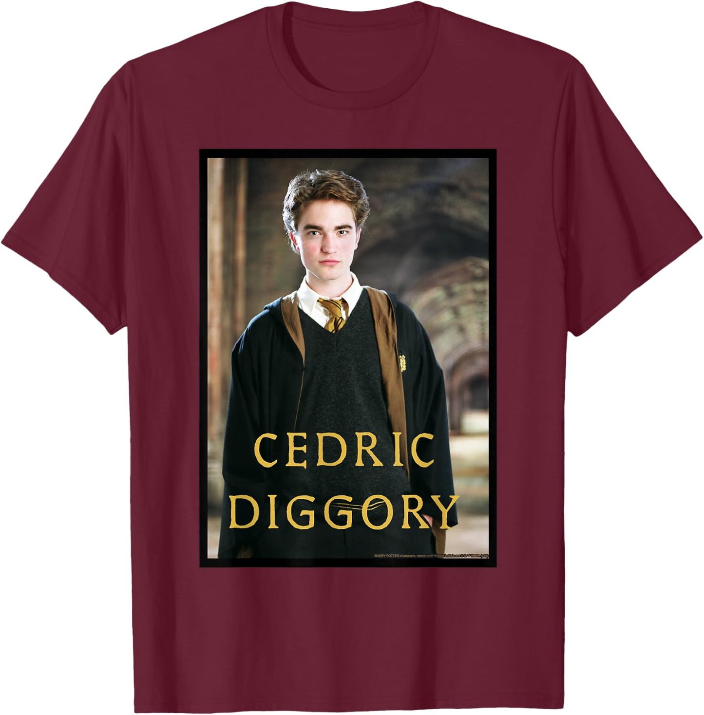Harry Potter Cedric Diggory Poster T-Shirt - T-Shirt | Maroon