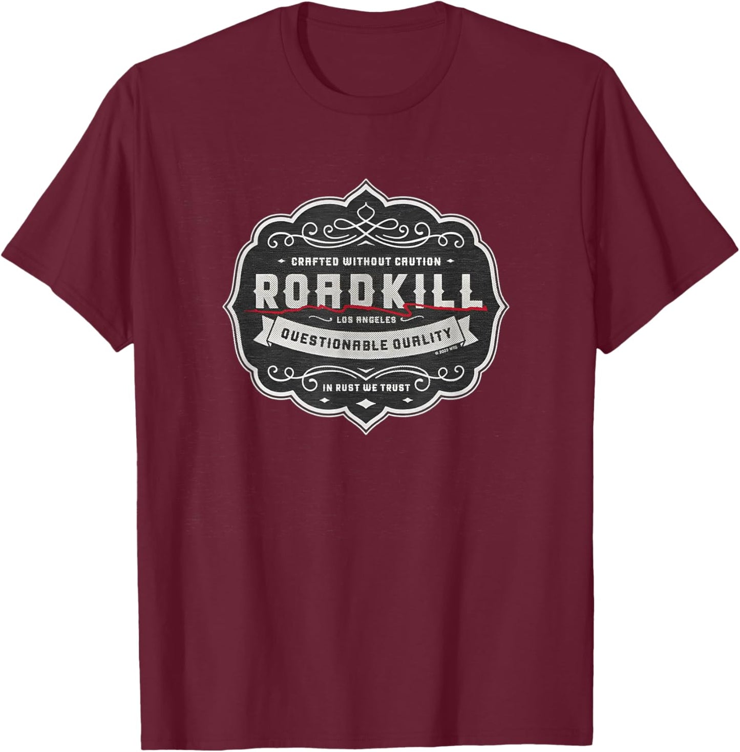 Roadkill In Rust We Trust Motortrend T-Shirt - T-Shirt | Maroon