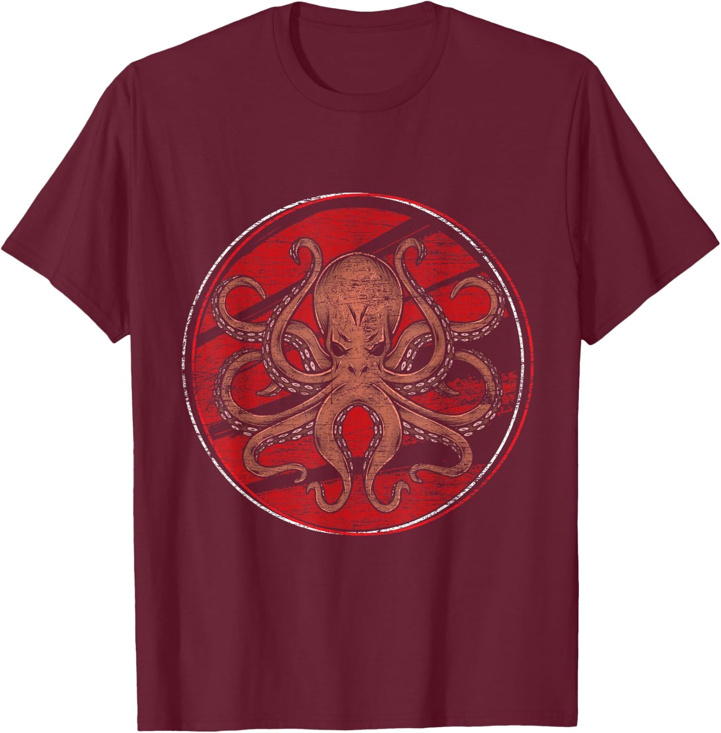Sea creatures gift ocean octopus T-Shirt - T-Shirt | Maroon