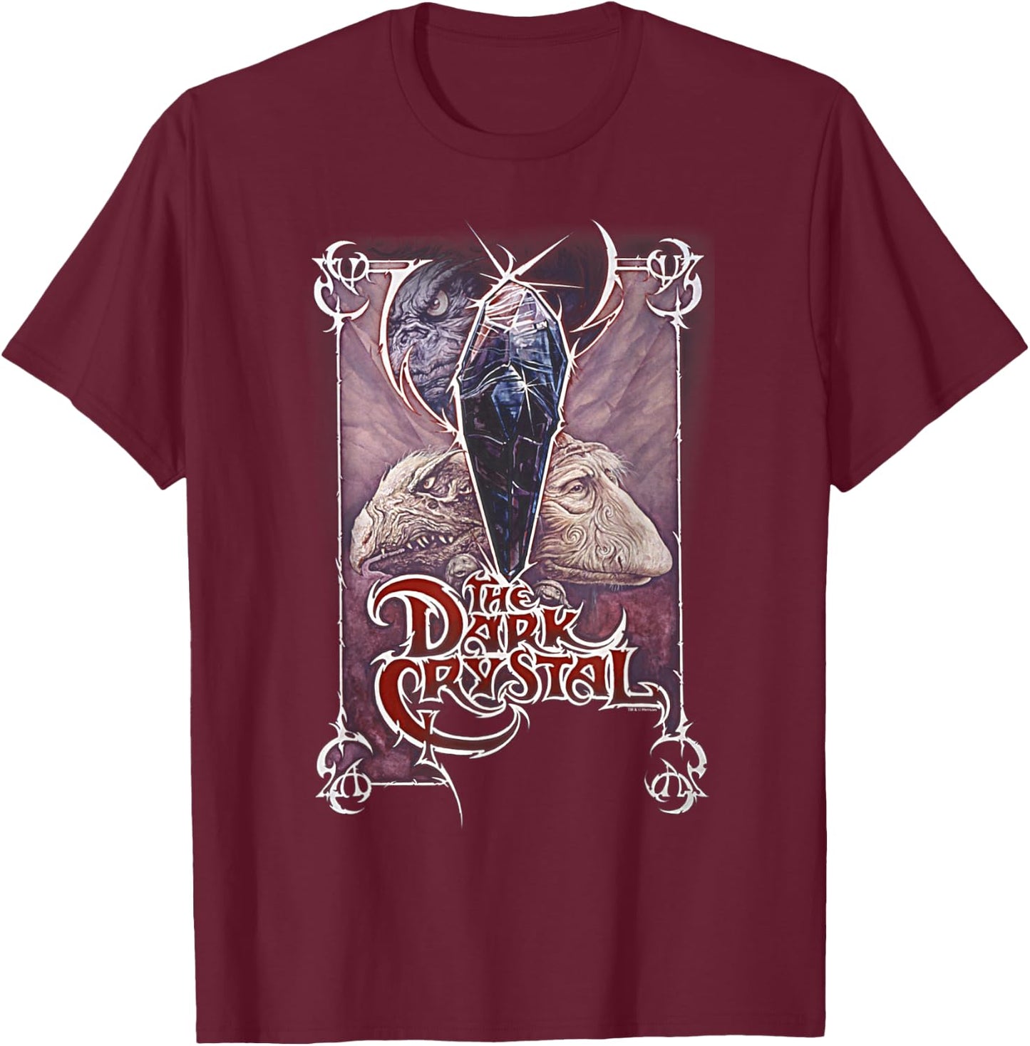 The Dark Crystal Wicked Poster T-Shirt - T-Shirt | Maroon