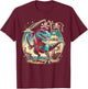 Pirate Dinosaur Tyrannosaurus Funny T-rex Halloween Costume T-Shirt - T-Shirt | Maroon