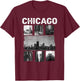 Illinois Chicago Skyline Chi Town T-Shirt - T-Shirt | Maroon