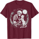 Skeleton Cat Skull Kitty Cute Goth Halloween Costume Women Kids T-Shirt - T-Shirt | Maroon