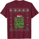 Hate Hate double hate loathe entirely funny Christmas Santa T-Shirt - T-Shirt | Maroon