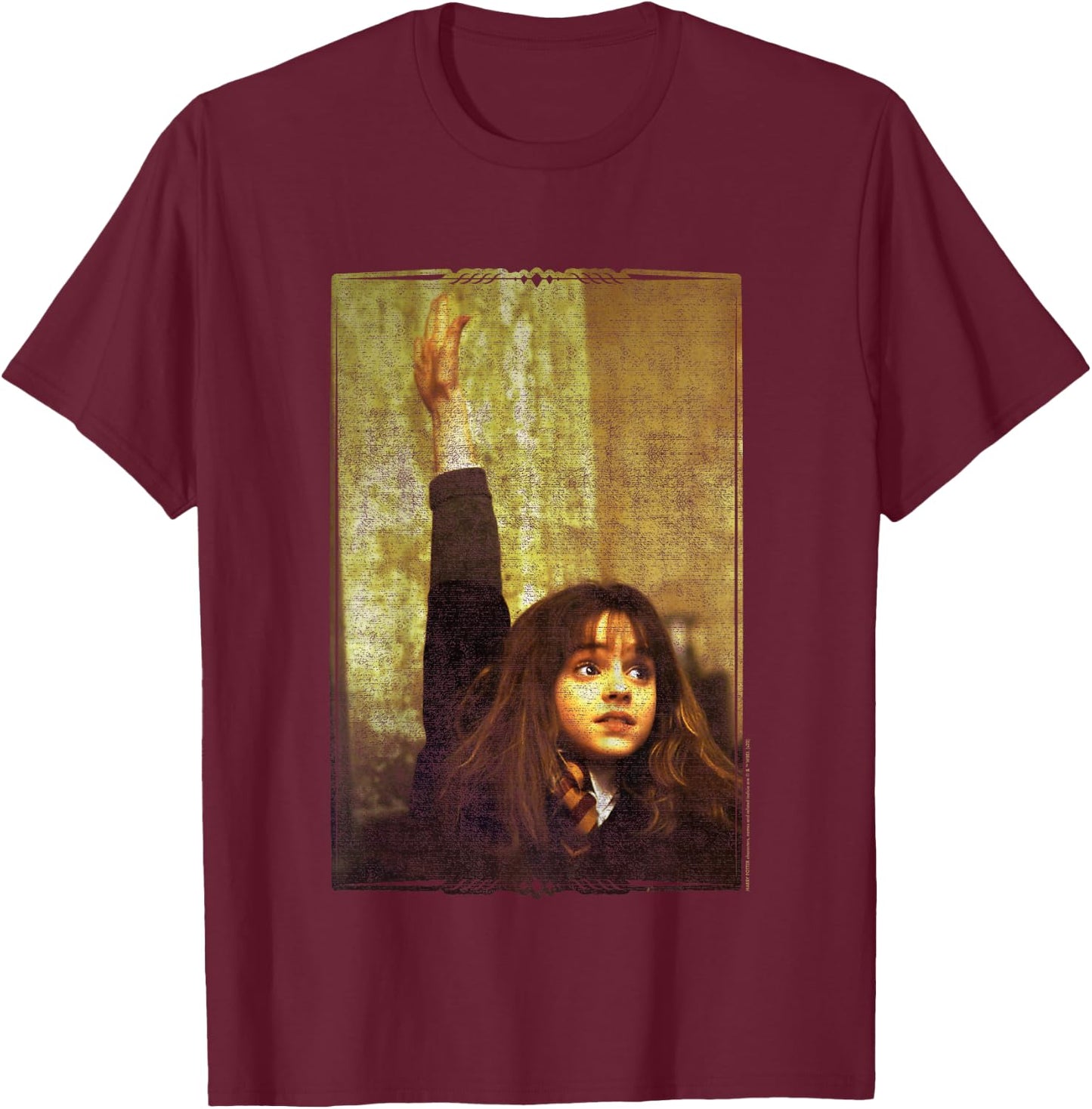 Kids Harry Potter Hermione Granger I Know The Answer Portrait T-Shirt - T-Shirt | Maroon