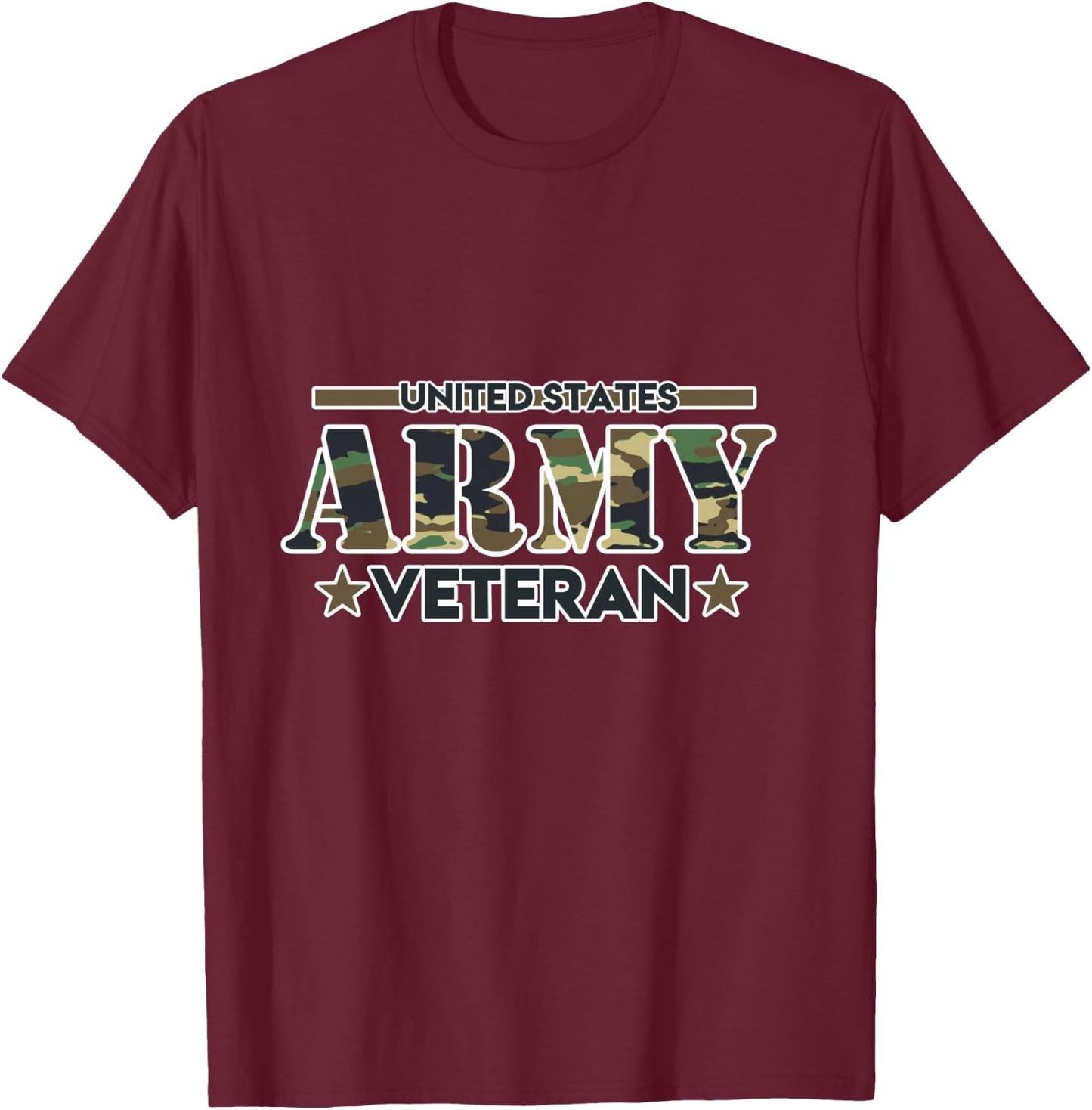 Veteran Shirt - United States Army Veteran T-Shirt - T-Shirt | Maroon