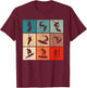 Surf Retro Surfing Vintage Surfers Surfer T-Shirt - T-Shirt | Maroon