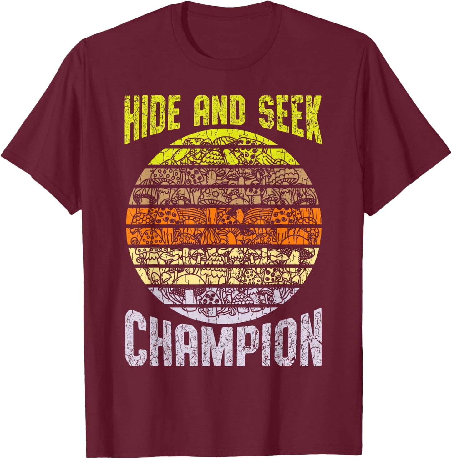 Hide And Seek Champion T-Shirt - T-Shirt | Maroon