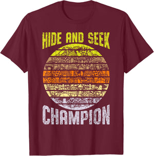 Hide And Seek Champion T-Shirt - T-Shirt | Maroon