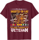 Proud Daughter-In-Law Of A Vietnam Veteran Shirt | Veteran T-Shirt - T-Shirt | Maroon