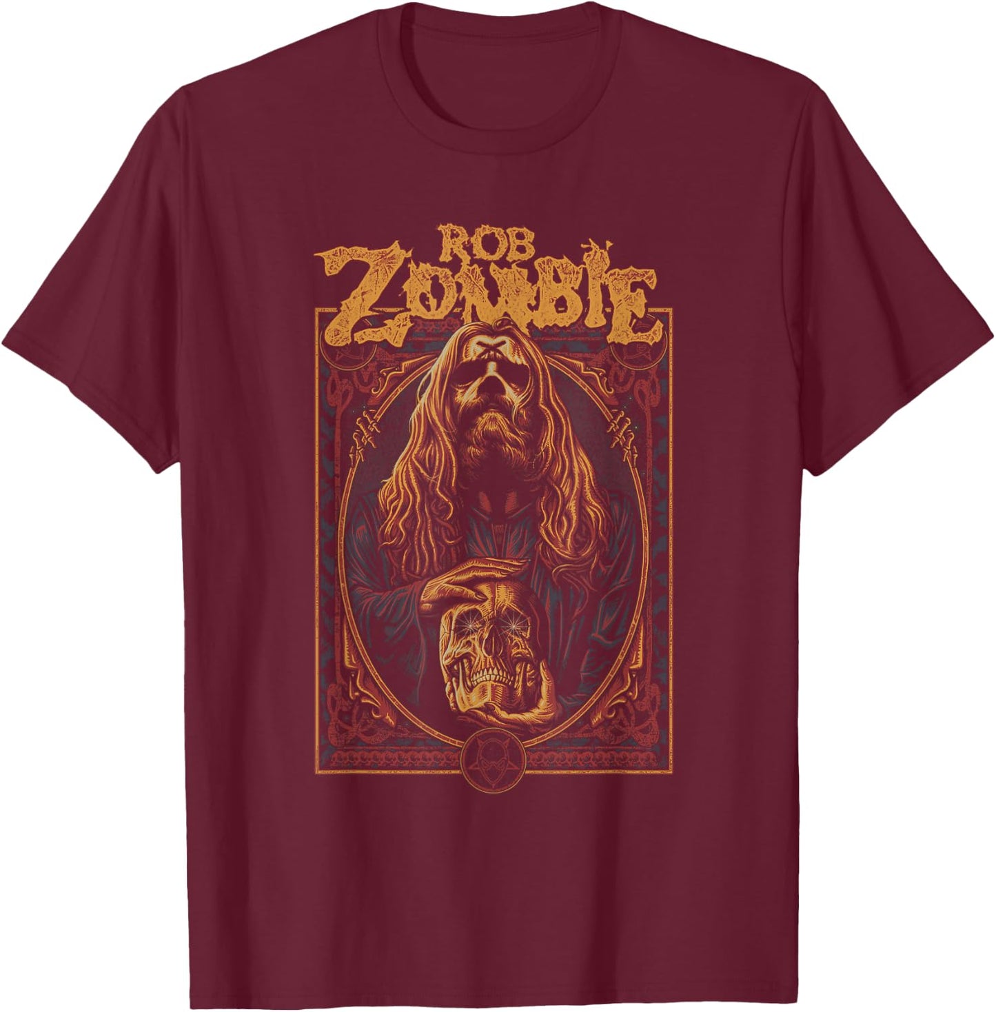 Rob Zombie – Warlock T-Shirt - T-Shirt | Maroon