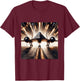 SR 71 Blackbird Fighter Jet Military Aircraft T-Shirt - T-Shirt | Maroon