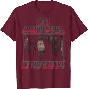 Star Wars Emperor Palpatine Best Grandfather In The Galaxy T-Shirt - T-Shirt | Maroon