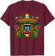Mexican Cinco De Mayo Let's Fiesta Party Baboon Monkey T-Shirt - T-Shirt | Maroon