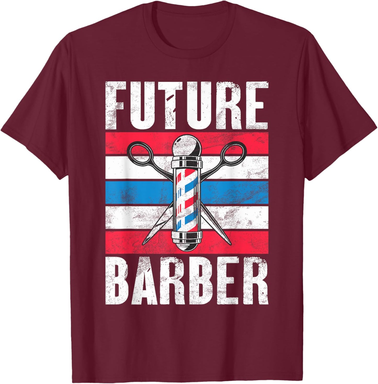 Future Barber T-Shirt - T-Shirt | Maroon