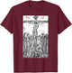 The Crucifixion of Christ Greek Russian Orthodox T-Shirt - T-Shirt | Maroon
