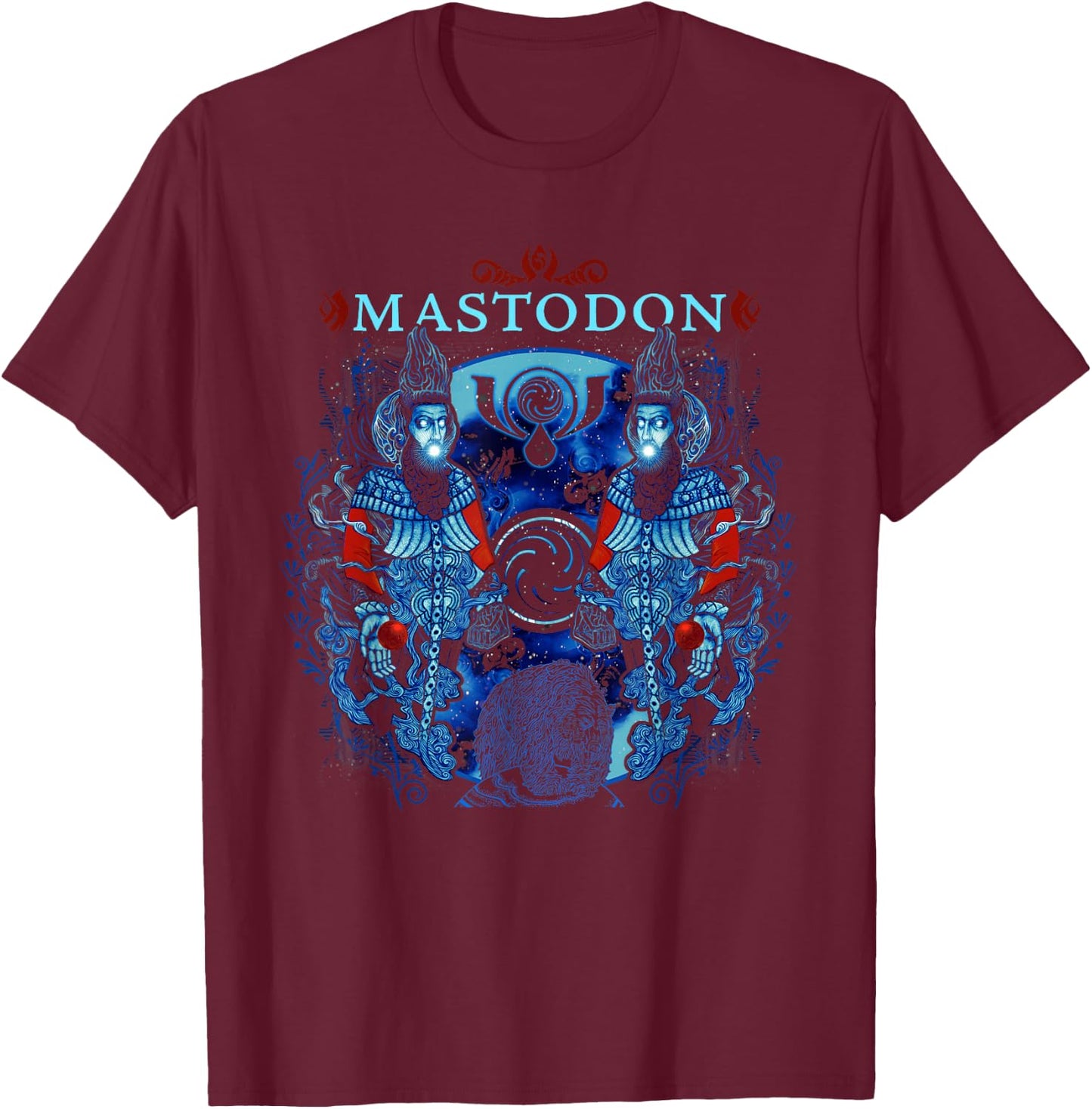 Mastodon – Crack The Skye Holiday T-Shirt - T-Shirt | Maroon