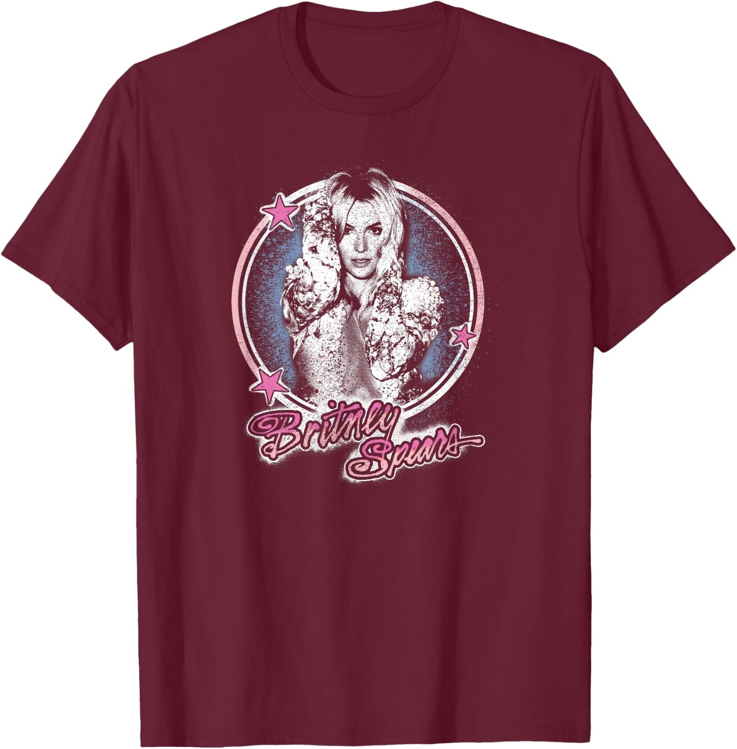 Britney Spears - She's A Star T-Shirt - T-Shirt | Maroon
