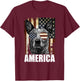4th Of July Australian Cattle Dog Lover Patriotic Merica Women Men T-Shirt - T-Shirt | Maroon
