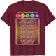 10 Commandments Of Bingo - Bingo Player T-Shirt - T-Shirt | Maroon