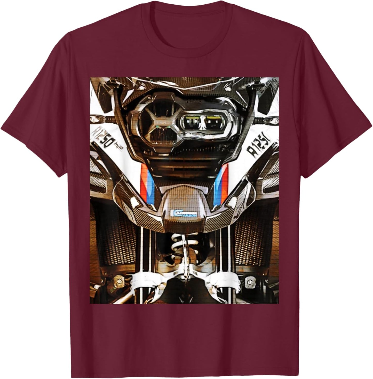 1250 GS Adventure Vintage Bike Enduro Motorcycle T-Shirt - T-Shirt | Maroon