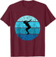 Retro Vintage Ocean Tower Jumping Board T-Shirt - T-Shirt | Maroon