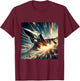 F-4 Phantom II McDonnell Douglas Aircraft Aviation Pilot T-Shirt - T-Shirt | Maroon