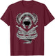 Vintage Roman Gladiator Helmet Warrior Arena Gym Gift T-Shirt - T-Shirt | Maroon