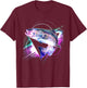 Aesthetic Galaxy Trout T-Shirt - T-Shirt | Maroon