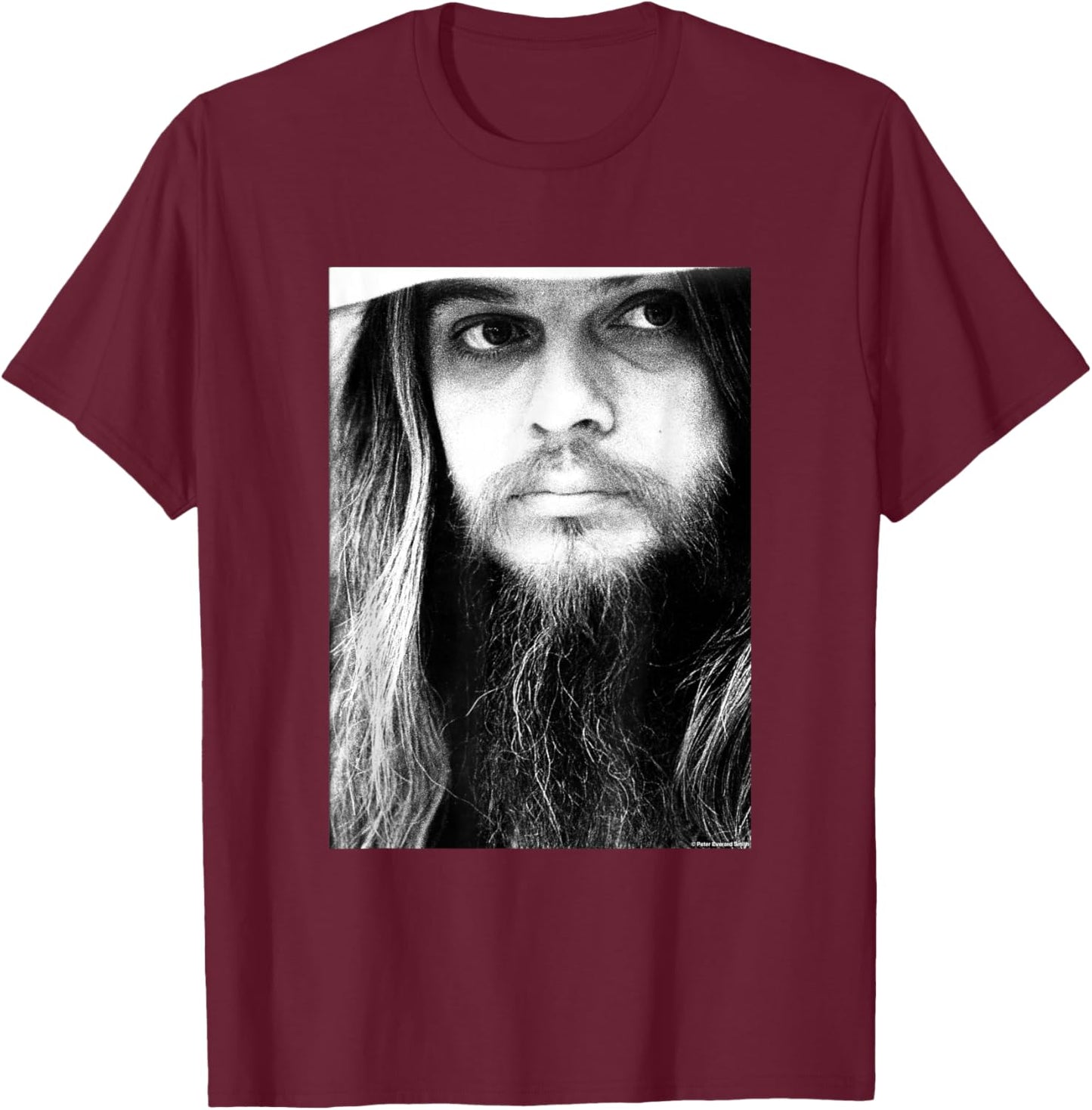 Songwriter Leon Russell The Wrecking Crew By Everard Smith T-Shirt - T-Shirt | Maroon
