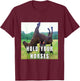 Hold Your Horse Funny Meme Women T-Shirt - T-Shirt | Maroon