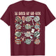 12 Day Of OB-GYN Labor And Delivery OB Nurse Christmas T-Shirt - T-Shirt | Maroon