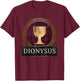 Dionysus Ancient Greek God of Wine Symbol T-Shirt - T-Shirt | Maroon
