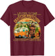 Welcome to Camp Quitcherbitchin Funny Camping Retro Sunset T-Shirt - T-Shirt | Maroon