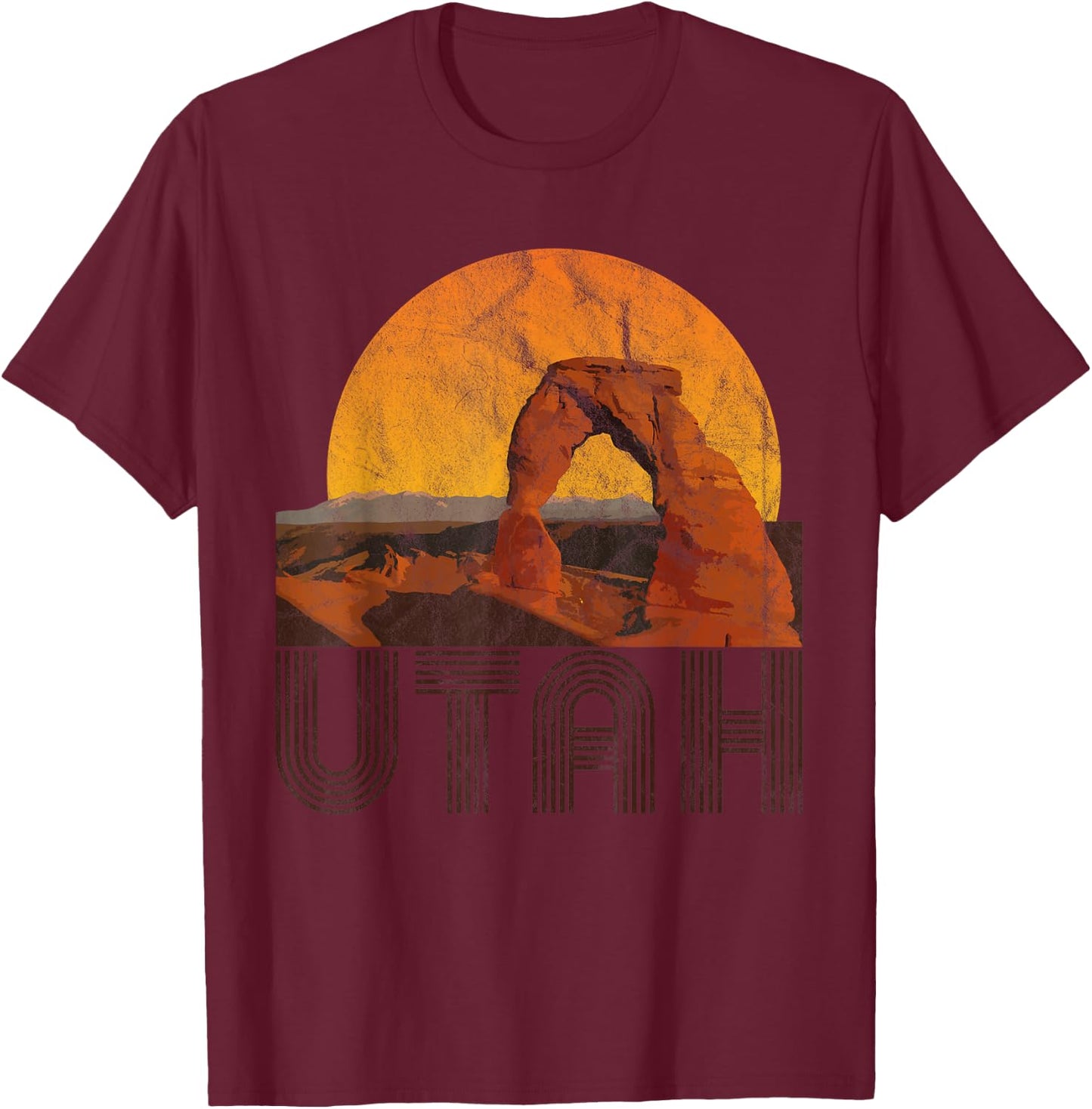 Vintage Utah T-Shirt - T-Shirt | Maroon