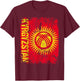 KYRGYZSTAN Flag Vintage Distressed KYRGYZSTAN T-Shirt - T-Shirt | Maroon
