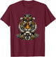 Steampunk Tiger Women Men Kids Steampunk Tiger T-Shirt - T-Shirt | Maroon
