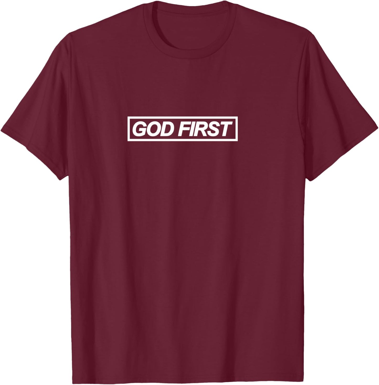 God's Kingdom Clothing & Apparel -Adults Black Classic T-Shirt - T-Shirt | Maroon