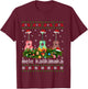 Mele Kalikimaka Ukulele Guitar Gift Ugly Ukulele Christmas T-Shirt - T-Shirt | Maroon