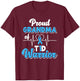 Proud Grandma Of A T1D Warrior Diabetic Diabetes Awareness T-Shirt - T-Shirt | Maroon
